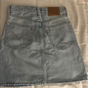 Levi's Light Blue Denim Mini Skirt